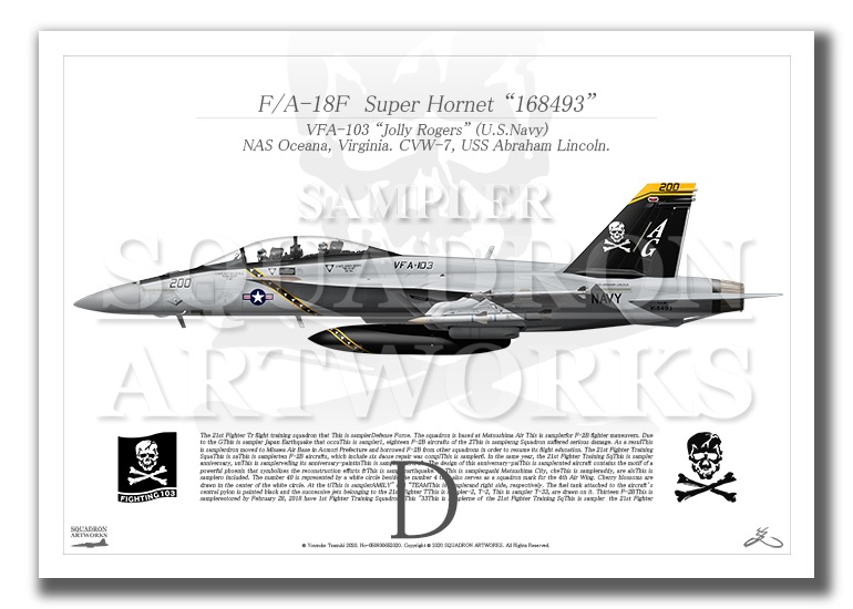 F/A-18F スーパーホーネット VFA-103 “ジョリーロジャース” 2017