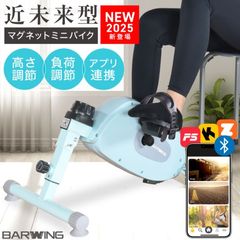 2025年進化モデル 未来型 マグネット ミニバイク 高さ調節 負荷調節 アプリ連携 フィットネスバイク ミニ フィットネスバイク リハビリ エクササイズバイク Bluetooth搭載 エアロマグネテ