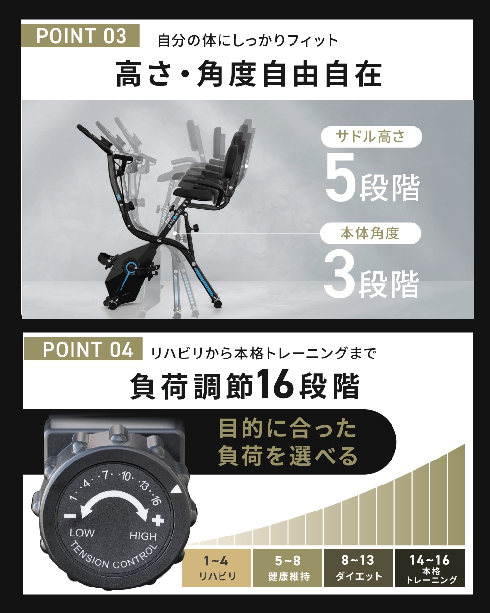 新登場！低床フレームでスッと乗れる】 フィットネスバイク スピン