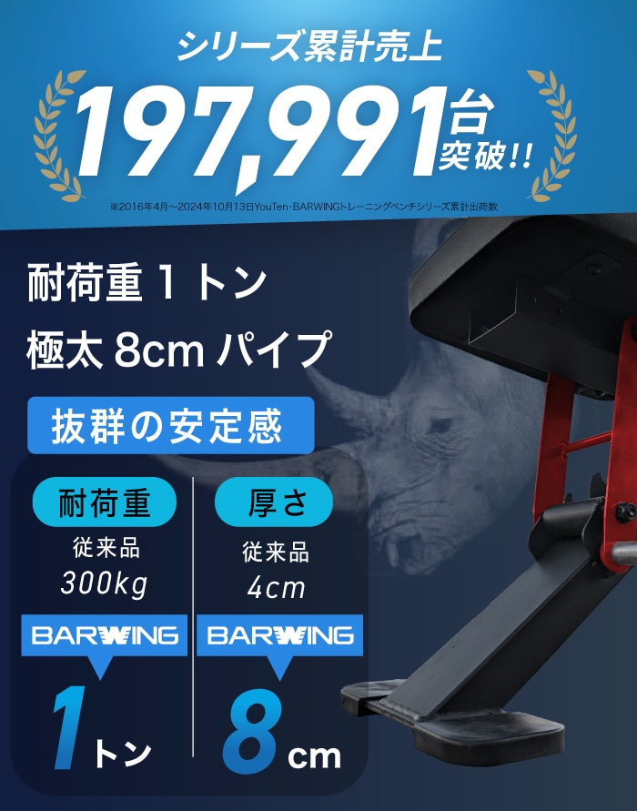 BARWING(バーウィング) 3WAY トレーニングベンチ プロモデル