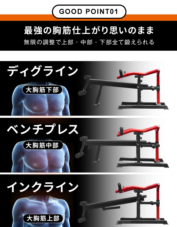 チェストプレスマシン 左右独立機構アーム 折りたたみ 耐荷重900kg 耐