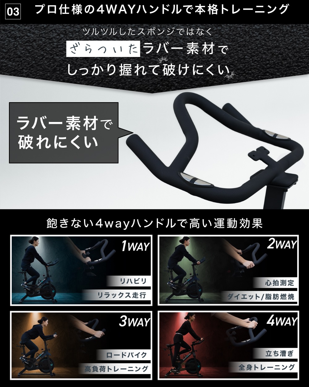 スポーツ・フィットネス Group kick WIN09/SPR09/JUL09/OCT09 スピンバイク ホイール 15KG アプリ連携 kinomap zwift トレーニング