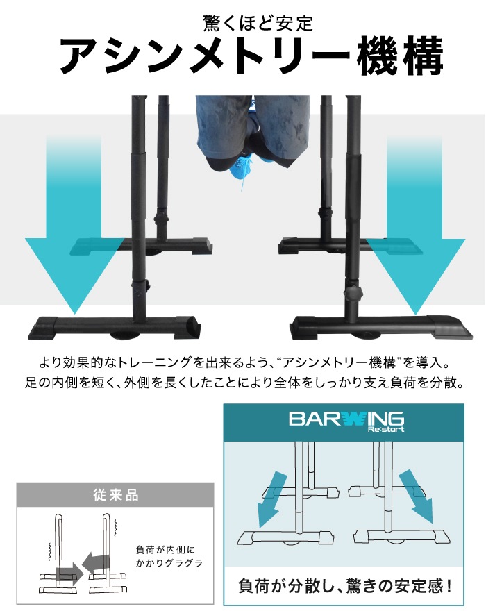 ディップススタンド 耐荷重200kg ディップスバー 折りたたみ
