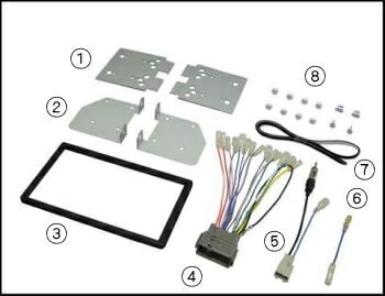 NKK-H79D 日東工業 N-BOX/N-BOX+（マイクロアンテナ付車）用取付キット NITTO　カーＡＶトレードインキット　オーディオ取付キット