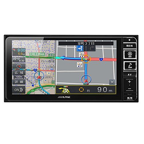 7WZ アルパイン カーナビ 7型 200mmワイド 2019年度版地図データ適用 【送料無料】
