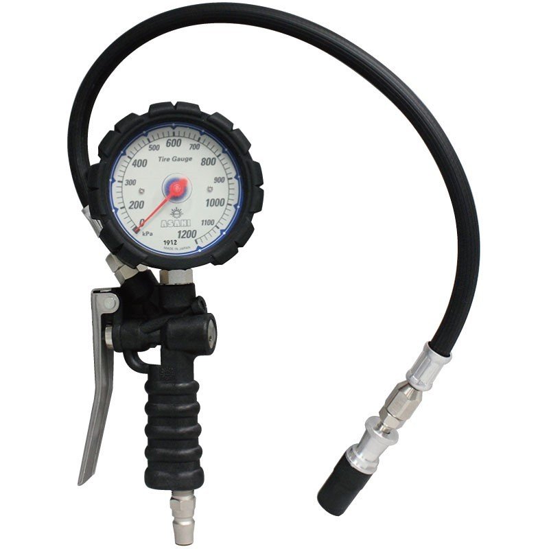 AGE-1200R-F45 旭産業 ゲージボタルEX 手離しソケットチャックS 大型車向け アサヒ タイヤゲージ エアーゲージ ゲージボタル 【送料無料】