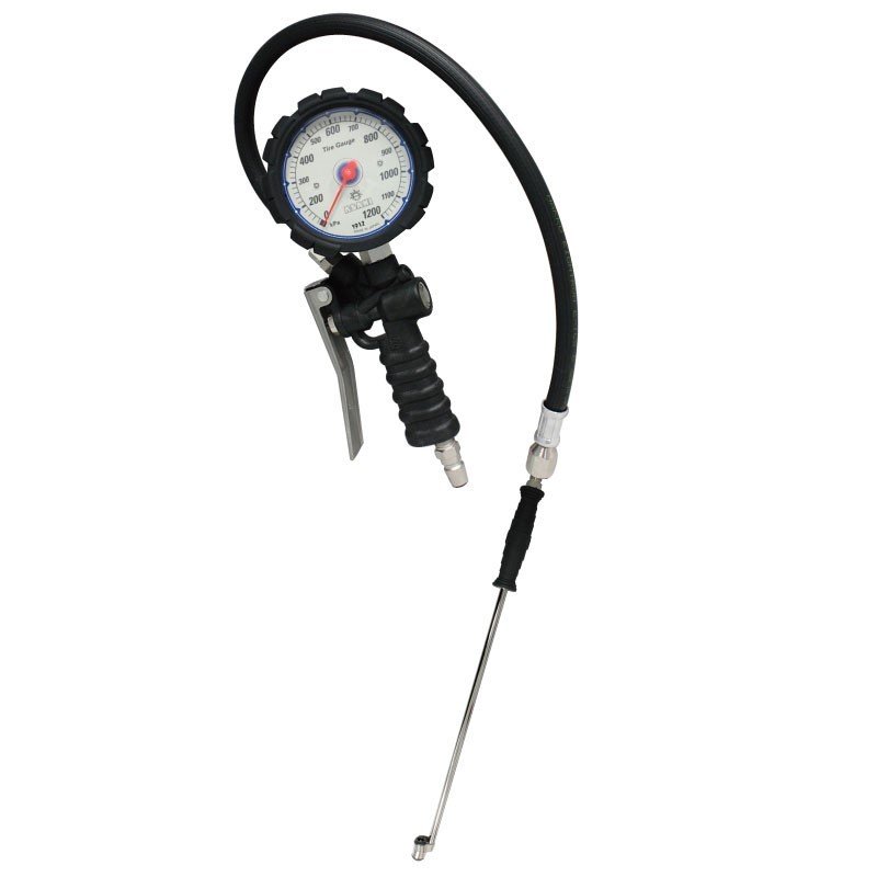 AGE-ISOR 旭産業 ゲージボタルEX トラック バス向け ダブルチャック アサヒ タイヤゲージ エアーゲージ ゲージボタル 【送料無料】