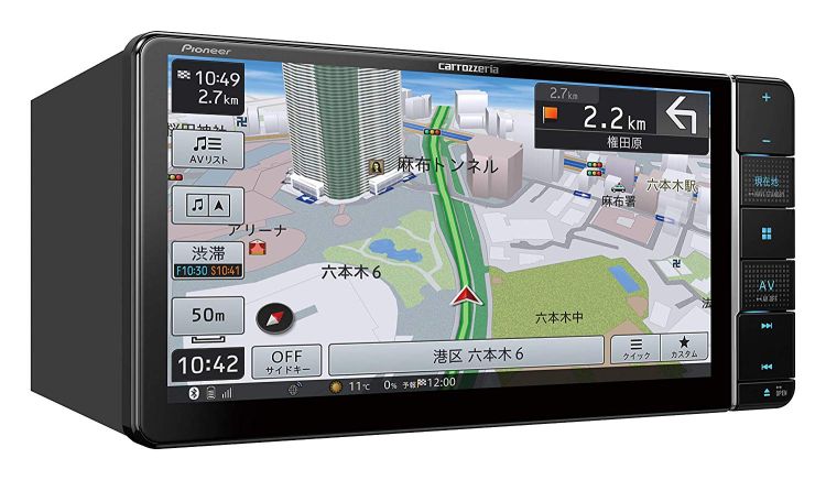 AVIC-RW910 カロッツェリア 楽ナビ 7型ワイド 200mm VGA 地デジ フルセグ Bluetooth DVD SD パイオニア カーナビ 【送料無料】