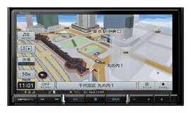 AVIC-RZ811-D カロッツェリア 楽ナビ 180mm 7型ワイド VGA 地デジ フルセグ Bluetooth DVD SD パイオニア カーナビ 【送料無料】