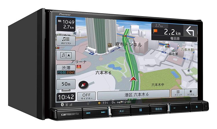AVIC-RZ910 カロッツェリア 楽ナビ 7V型 180mm VGA 地デジ フルセグ Bluetooth DVD SD パイオニア カーナビ 【送料無料】