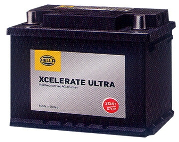 EFBL2 G＆Yu ジーアンドユー 欧州車用バッテリー HELLA XCELERATE ULTRA EFBバッテリー 【代引/配達時間指定/北海道沖縄離島配送/同梱 NG】 【送料無料】