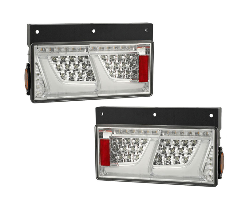 LEDRCL-24R2C/L2C 小糸製作所 左右セット LEDリアコンビネーションランプ 2連 クリア タイプ(左右1セット) 小糸製作所 Koito 【送料無料】