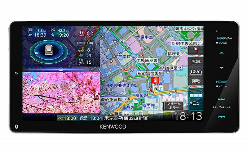 KENWOOD 200mmワイド BT内蔵 フルセグ DVD カーナビ KENWOOD 200mmワイド BT内蔵 フルセグ DVD カーナビ