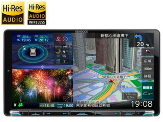 MDV-M907HDL ケンウッド 彩速ナビ 9インチHD 180mm 2DIN フルセグ 9型 ハイレゾ対応 Bluetooth DVD USB SD ナビ KENWOOD 【送料無料】