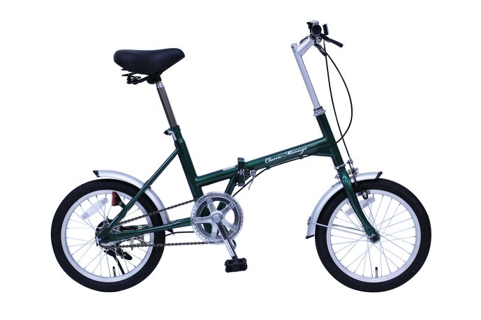 【メーカー直送】MG-CM16G ミムゴ クラシックミムゴ FDB16G 自転車 おりたたみ 軽量 人気 16インチ【NG:北海道・沖縄・離島不可/代引き/配達時間指定】 【送料無料】