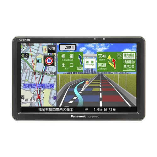 CN-G1500VD パナソニック ポータブルカーナビ ゴリラ Gorilla 7インチ