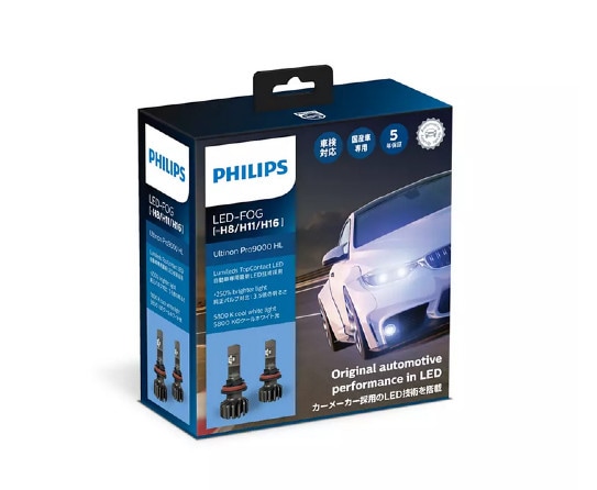 11366U90CWX2 フィリップス LED フォグランプ用バルブ H8/11/16 5800K  