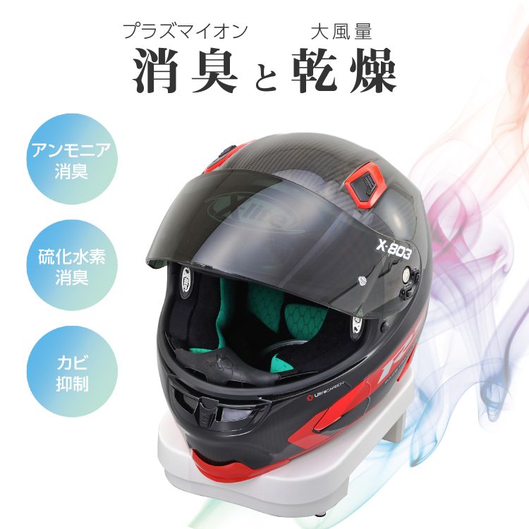 19264 デイトナ ヘルメット消臭器 RE：MET ブラック リメット プラズマ