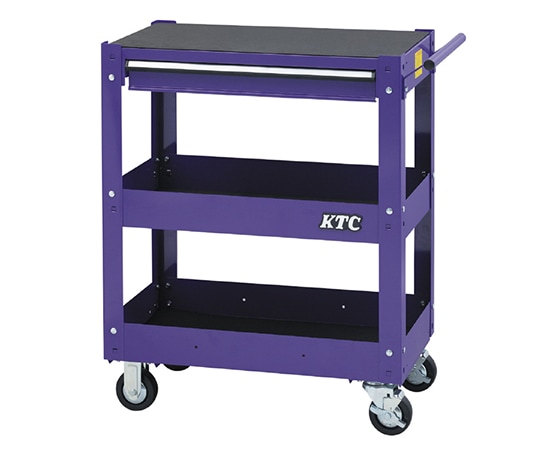 SKX2613PU KTC ツールワゴン 引出し付 3段ワゴン パープル 【送料無料  