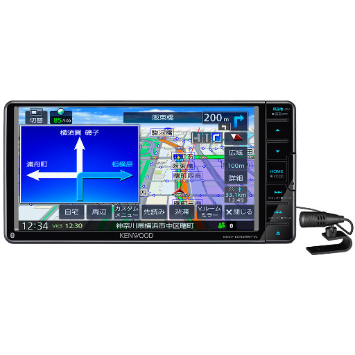 ○カーナビ MDV-D407BTW KENWOOD ケンウッド 地図データ2019年
