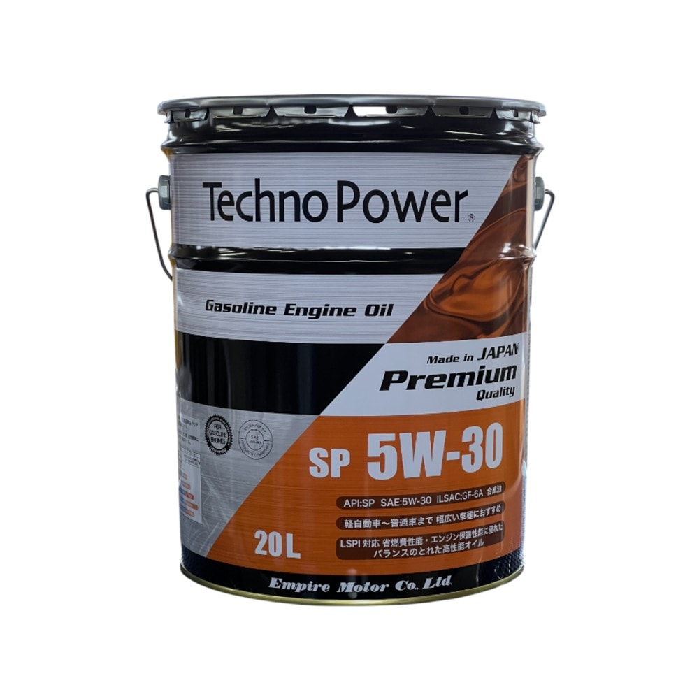 日本製】TP-SP5W30-20 Techno Power テクノパワー 合成油 SP GF