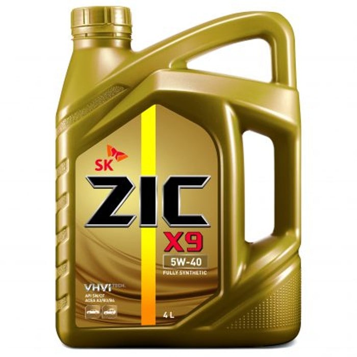 4L】 SK ZIC 5W-40 SP X9 エンジンオイル ACEA:A3/B4 全合成油 VHVI