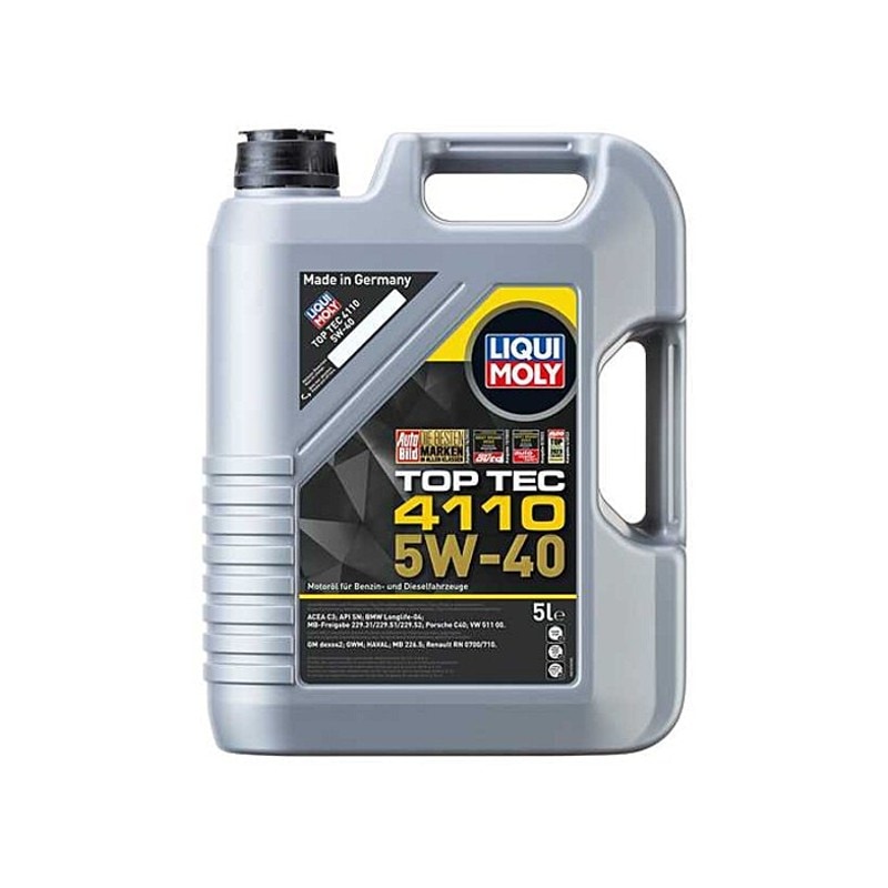 21479 LIQUIMOLY（リキモリ） トップテック4110 5W40 5L エンジンオイル TOPTEC4110 ガソリン・ディーゼル兼用 【送料無料】
