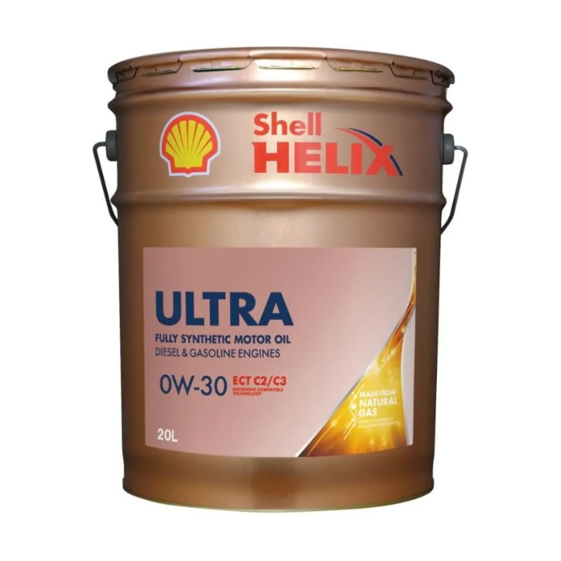取寄【20Lペール缶】シェルヒリックス ウルトラ ECT 0W-30 SN C2/C3 全