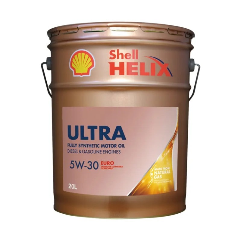 在庫【20Lペール缶】シェルヒリックス ウルトラ ユーロ 5W-30 SN C3 全合成油 Shell Helix 輸入車 ガソリン・ディーゼル兼用オイル 【送料無料】