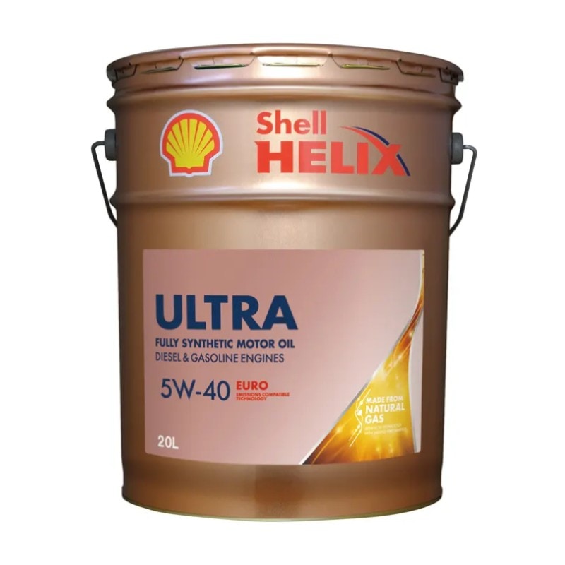 在庫【20Lペール缶】シェルヒリックス ウルトラ ユーロ 5W-40 SP A3/B4 全合成油 Shell Helix 輸入車 ガソリン・ディーゼル兼用オイル 【送料無料】