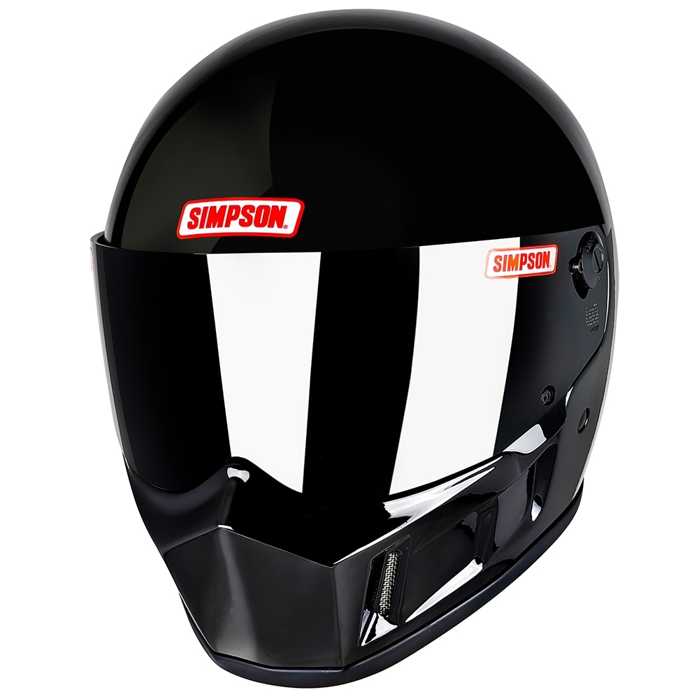 SB15 ブラック 黒 62cm SIMPSON シンプソン フルフェイスヘルメット 【送料無料】