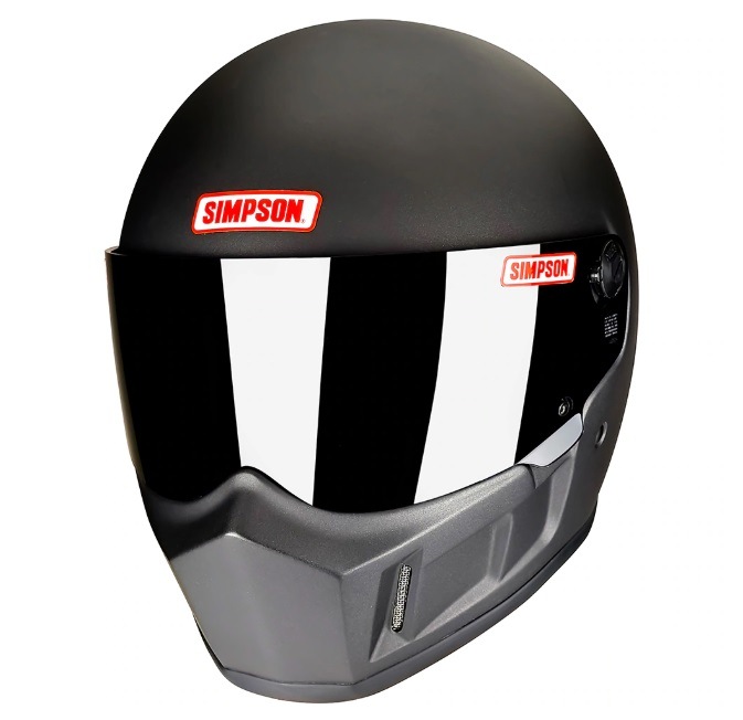 SB15 ストーンブラック 62cm SIMPSON シンプソン フルフェイスヘルメット 【送料無料】