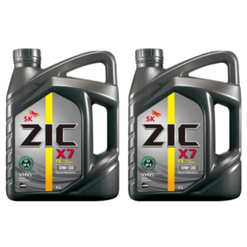 【4L×2本セット】SK ZIC 0W-30 X7 FEエンジンオイル SP SN GF-5 全合成油 VHVI(Group3) 1310016 【送料無料】
