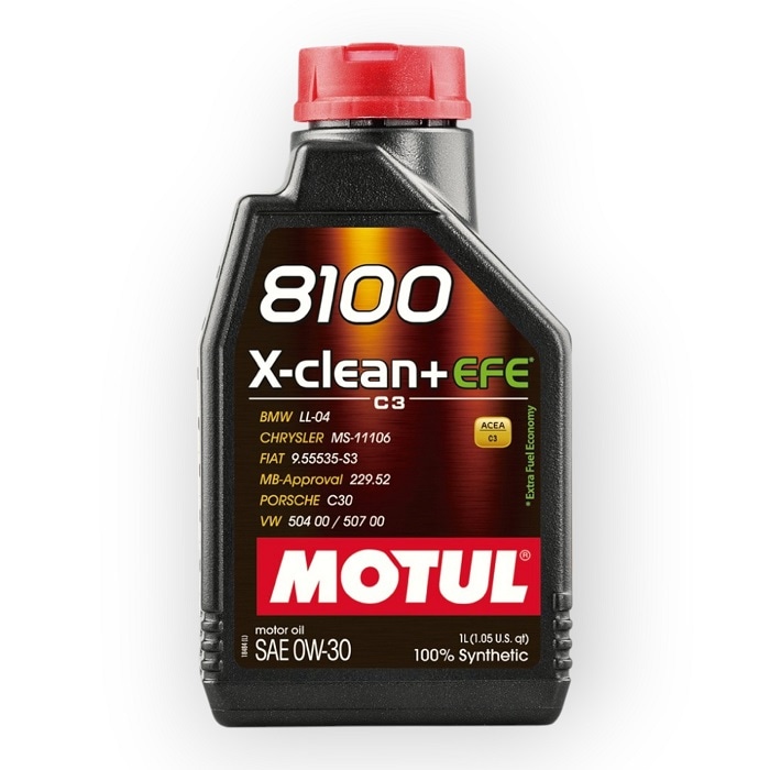 113122 MOTUL (モチュール) 8100 X-CLEAN+ EFE エックスクリーンプラス 0W30 1L 100%化学合成 エンジンオイル 【送料無料】