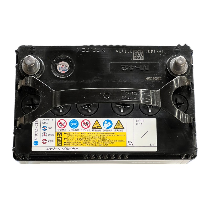 在庫】エナジーウィズ M-42/B20L 車載用バッテリー アイドリング