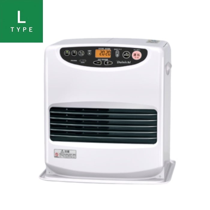 【2025年モデル】FW-66L5-W ダイニチ 石油ファンヒーター L 木造17畳 コンクリート23畳まで 見やすい液晶 大容量9Lタンク ムーンホワイト 【送料無料】