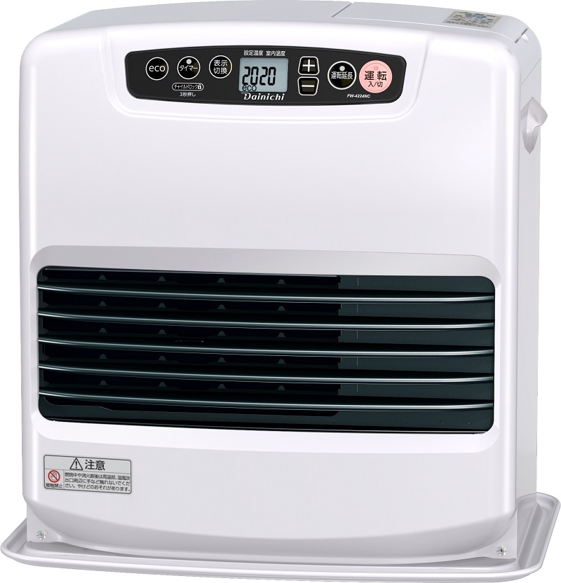 【2025年モデル】FW-4225NC-W ダイニチ 石油ファンヒーター NC 木造11畳 コンクリート15畳まで ワンタッチ汚れんキャップ ムーンホワイト 【送料無料】
