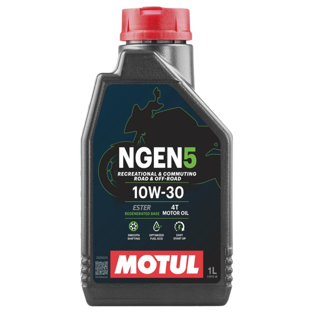 114052 MOTUL (モチュール) NGEN 5 4T 10W30 1L バイク用 部分合成油 再精製油 エステル配合 環境負荷低減 CO2削減 エンジンオイル 【送料無料】