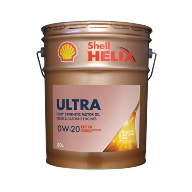 【20Lペール缶】シェルヒリックス ウルトラ ETC 0W-20 SP GF-6A C5/C6 全合成油 Shell Helix Ultra 輸入車用エンジンオイル 【送料無料】