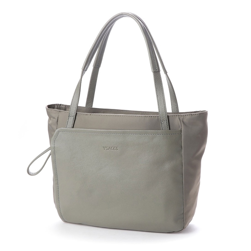 【TVドラマ衣装提供商品】ナイロン×レザースクエアトートバッグ　Sサイズ