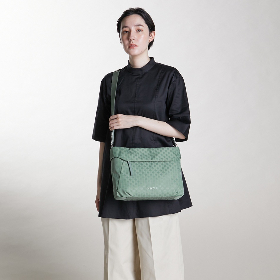 PolkaDots 口折れショルダー　Mサイズ