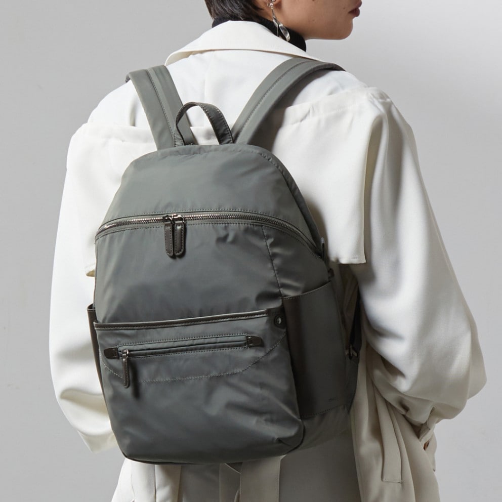 ナイロンタフタ×リサイクルレザー】デイリーリュック｜Y'SACCS公式通販