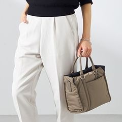 【WEB限定カラー】ツイルナイロン　スクエアトート　Sサイズ