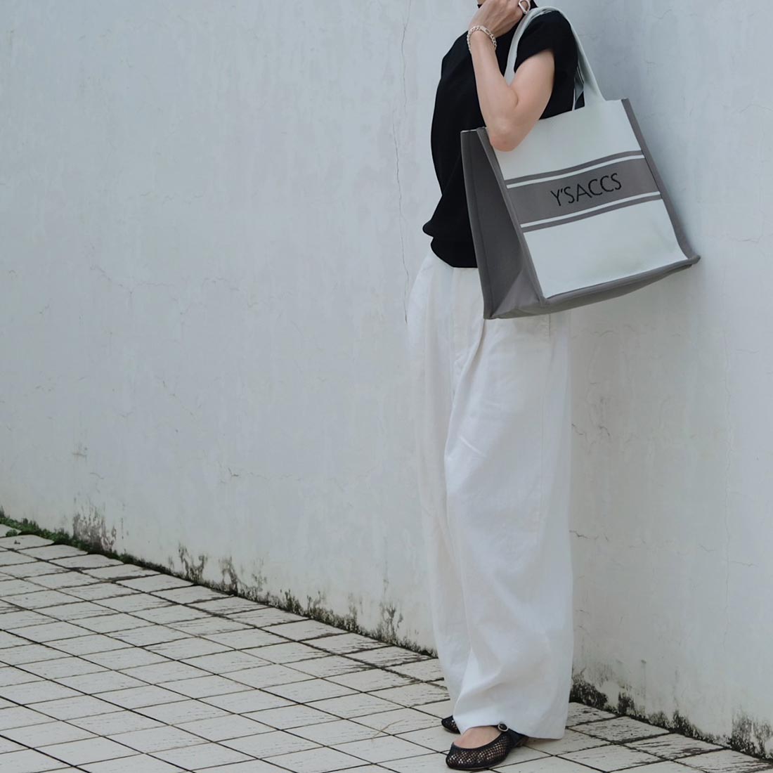 ウォッシャブルニットトート large