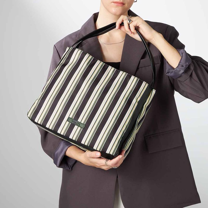 マルチストライプ すっきりトート Mサイズ