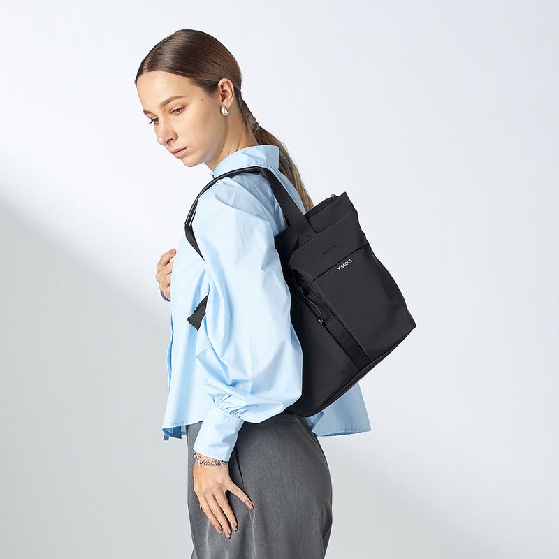 ドローストリング コンビカラー2WAYトート