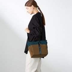 ドローストリング コンビカラー2WAYトート