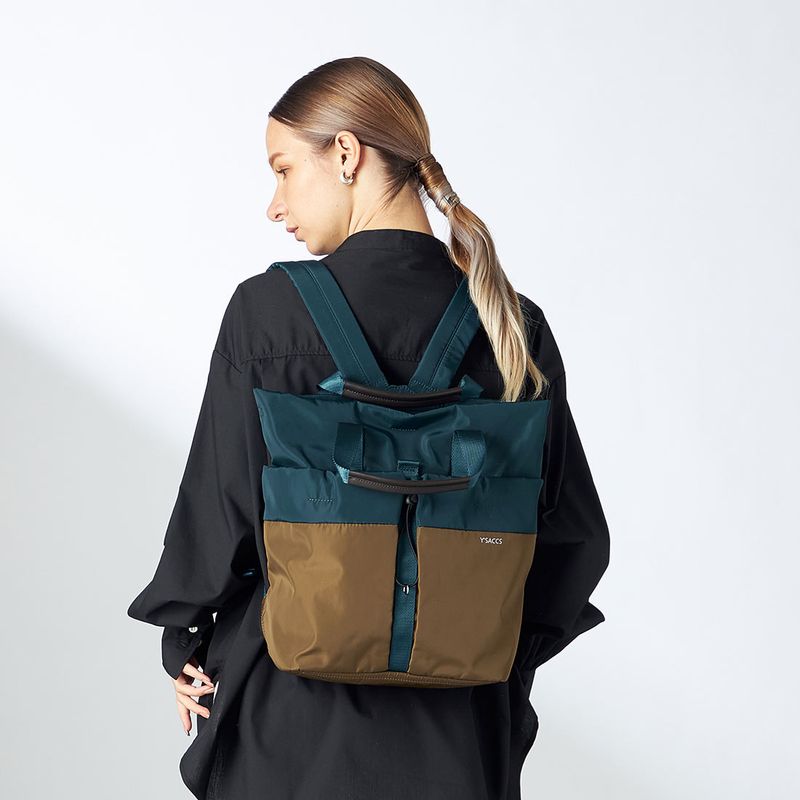 ドローストリング コンビカラーリュックサック