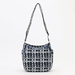 ドローイングチェックショルダーバッグ