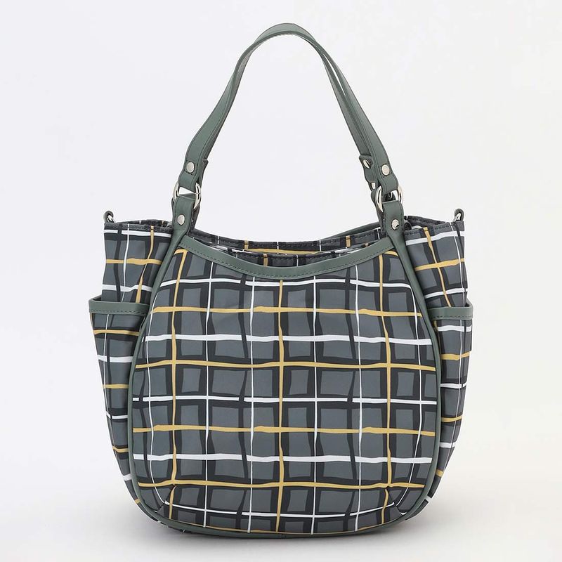 【WEB限定カラー】ドローイングチェック2WAYミニトート